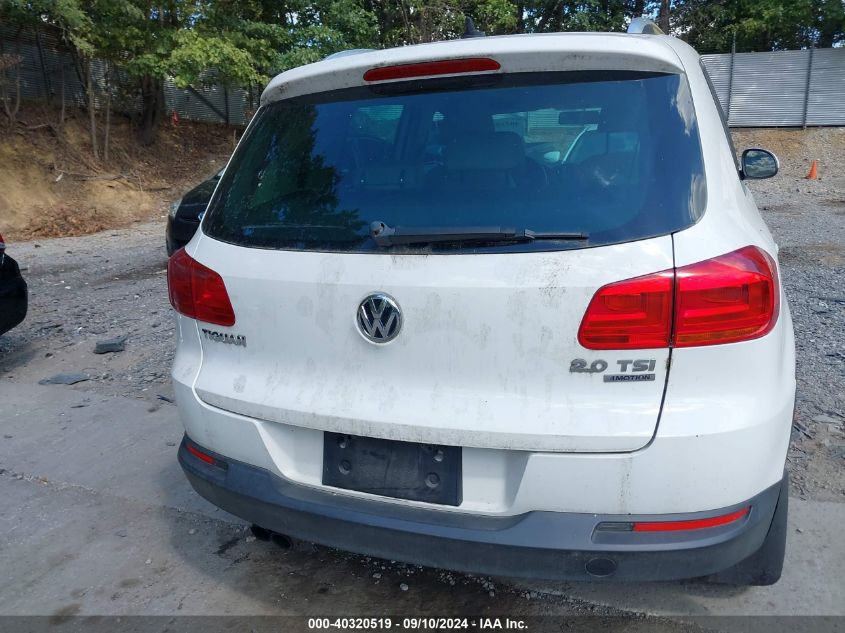 2013 VOLKSWAGEN TIGUAN SE - WVGBV7AX8DW548776