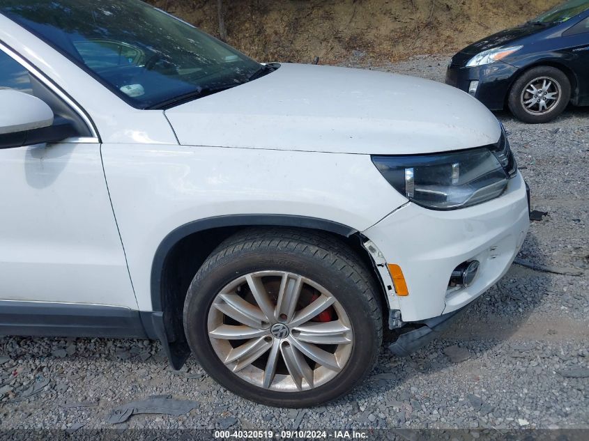 2013 VOLKSWAGEN TIGUAN SE - WVGBV7AX8DW548776