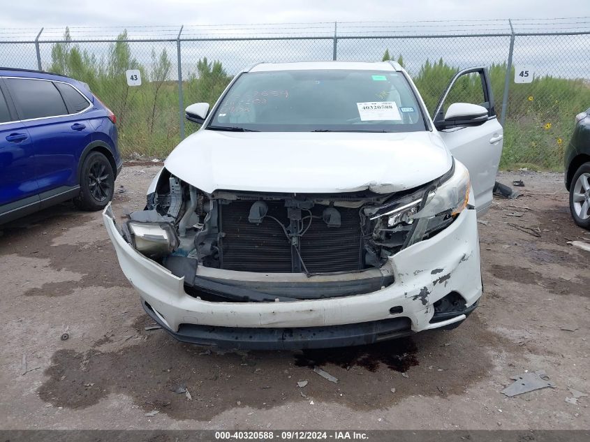 2016 Toyota Highlander Xle VIN: 5TDKKRFH3GS167108 Lot: 40320588