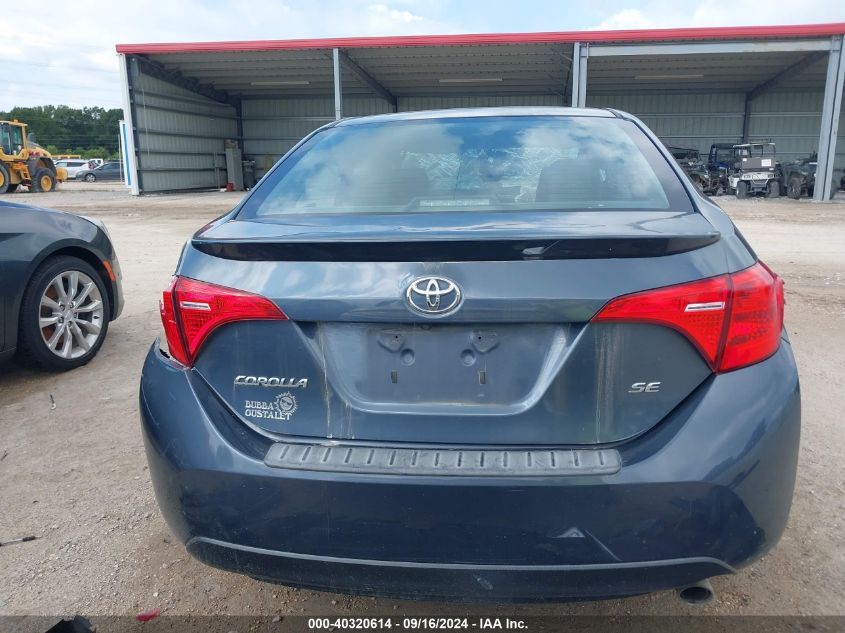 2018 Toyota Corolla Se VIN: 5YFBURHE2JP795318 Lot: 40320614