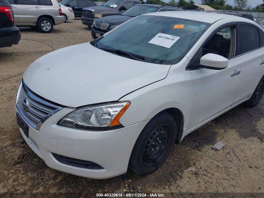 2013 Nissan Sentra Sv VIN: 3N1AB7AP7DL641449 Lot: 40320618