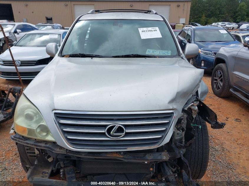 2004 Lexus Gx 470 VIN: JTJBT20X140030460 Lot: 40320640