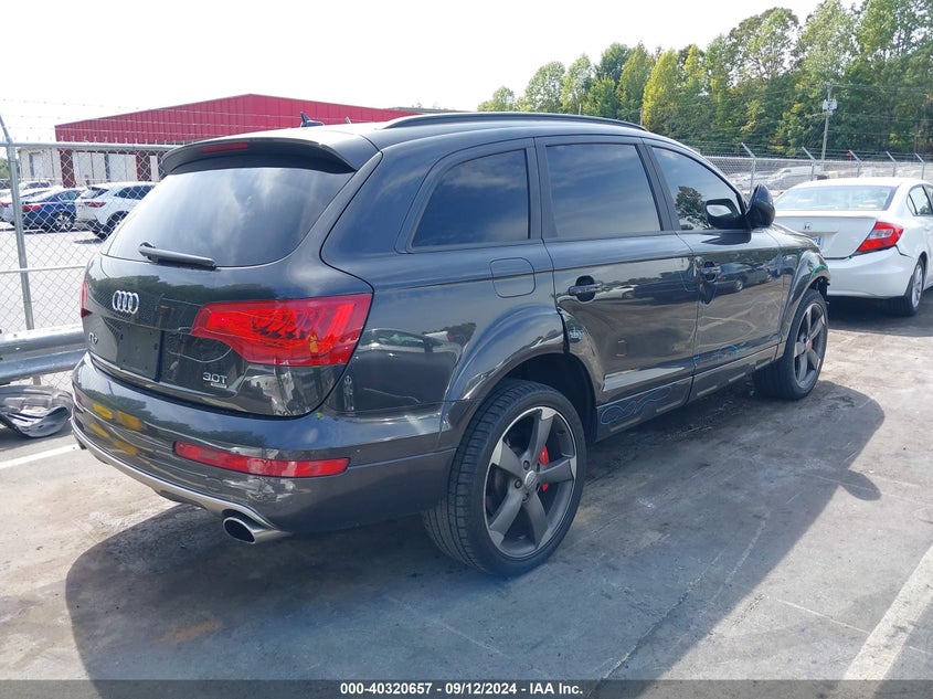 2014 AUDI Q7 3.0T S LINE PRESTIGE VIN: WA1CGAFE7ED011220