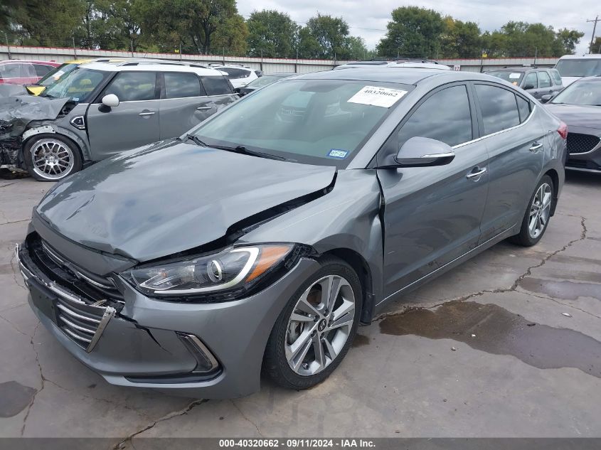 2017 Hyundai Elantra Limited VIN: KMHD84LF8HU318076 Lot: 40320662