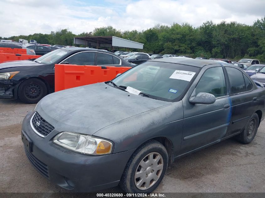 2001 Nissan Sentra Gxe VIN: 3N1CB51DX1L521286 Lot: 40320680