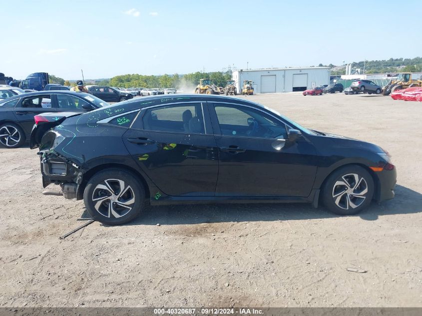 2018 Honda Civic Lx VIN: 2HGFC2F51JH536602 Lot: 40320687