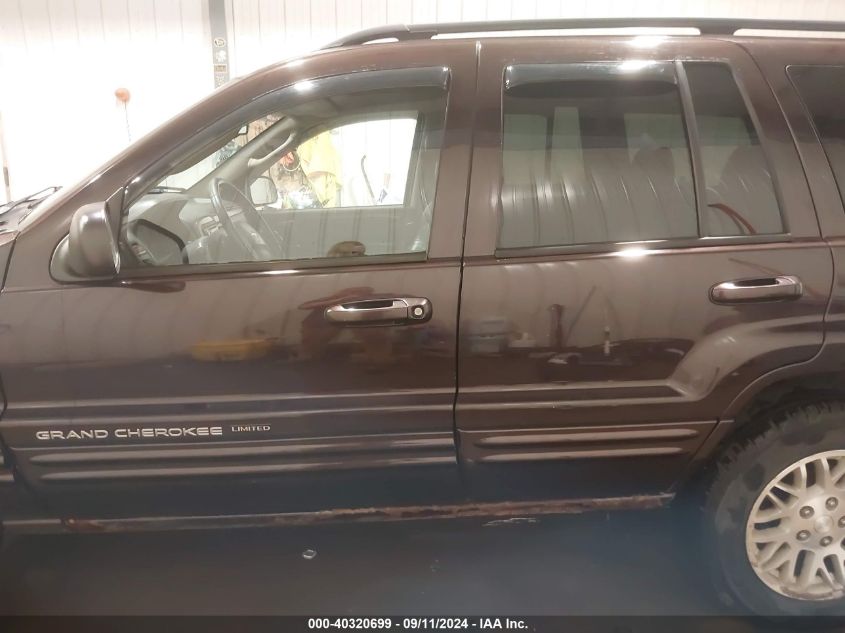 2004 Jeep Grand Cherokee Limited VIN: 1J8GW58N44C240580 Lot: 40320699