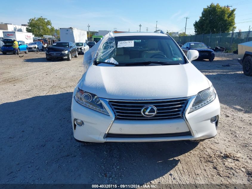 2013 Lexus Rx 350 350/Base/F Sport VIN: 2T2BK1BA0DC192767 Lot: 40320715