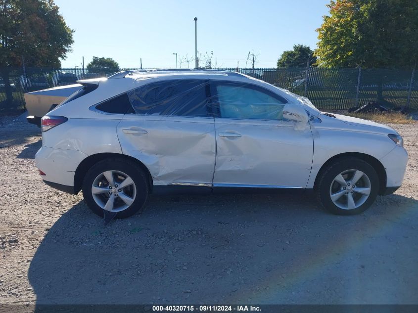 2013 Lexus Rx 350 350/Base/F Sport VIN: 2T2BK1BA0DC192767 Lot: 40320715