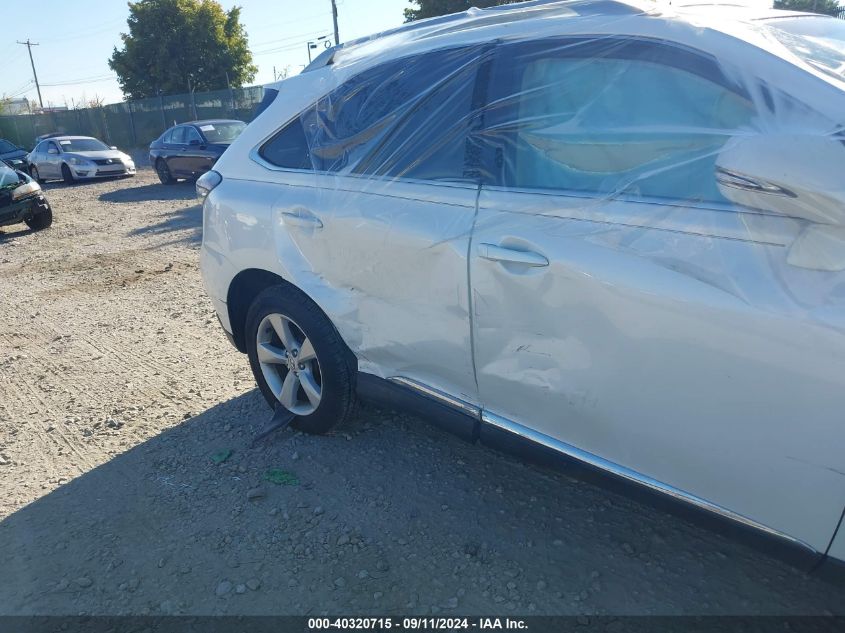 2013 Lexus Rx 350 350/Base/F Sport VIN: 2T2BK1BA0DC192767 Lot: 40320715