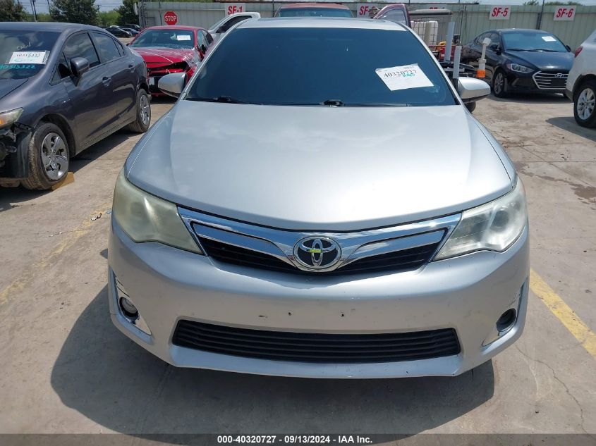 2012 Toyota Camry Xle V6 VIN: 4T1BK1FK2CU508139 Lot: 40320727