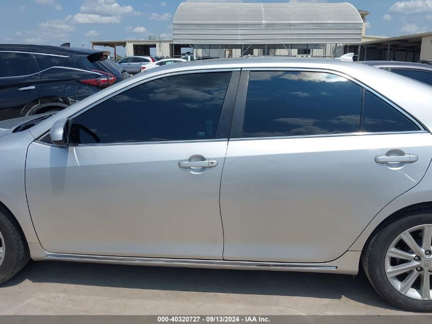 2012 Toyota Camry Xle V6 VIN: 4T1BK1FK2CU508139 Lot: 40320727