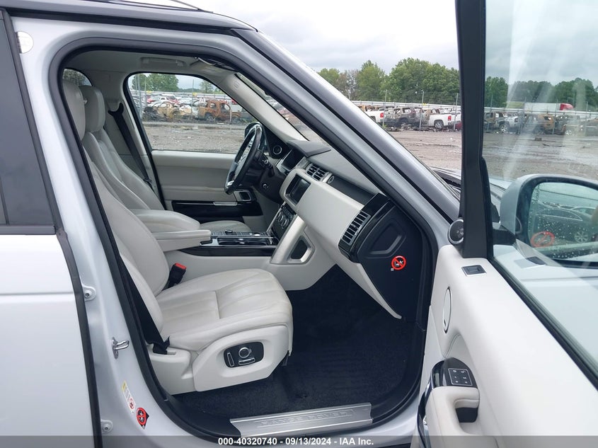 VIN SALGS2FV3HA331483 2017 LAND ROVER RANGE ROVER 3.0L V6 SUPERCHARGED HSE