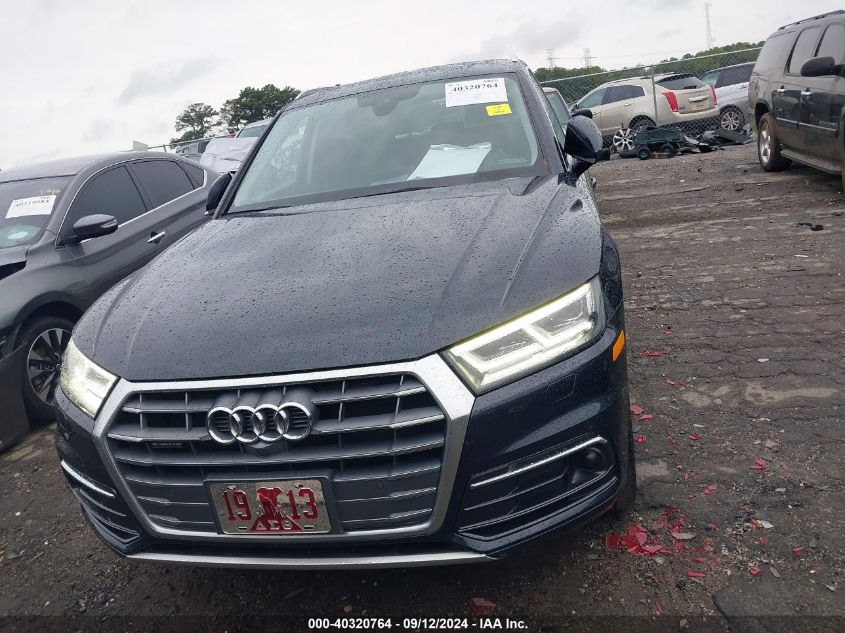 2018 Audi Q5 2.0T Premium/2.0T Tech Premium VIN: WA1CNAFY6J2106454 Lot: 40320764