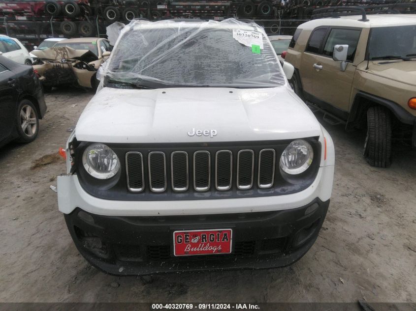 2018 Jeep Renegade Latitude VIN: ZACCJABB3JPH02601 Lot: 40320769