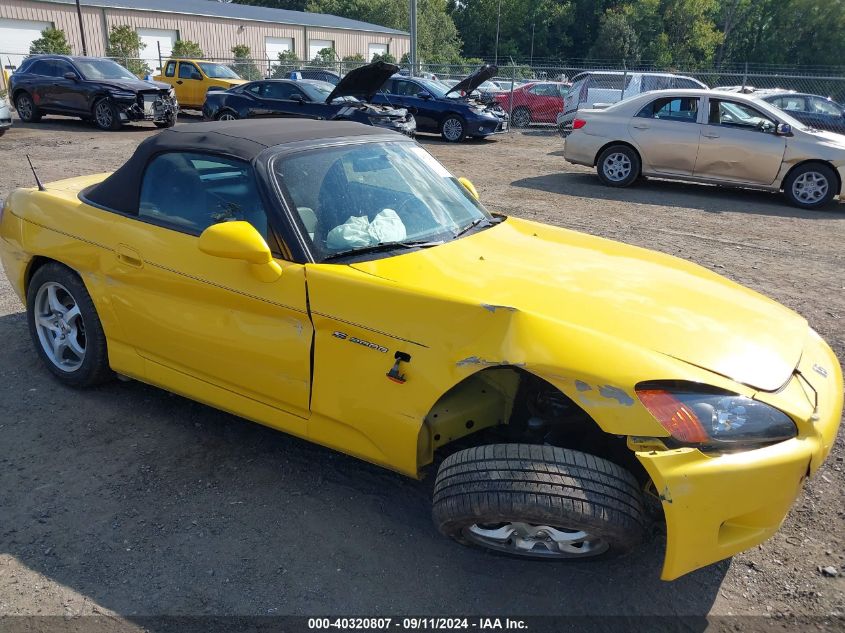 JHMAP11481T009549 2001 Honda S2000