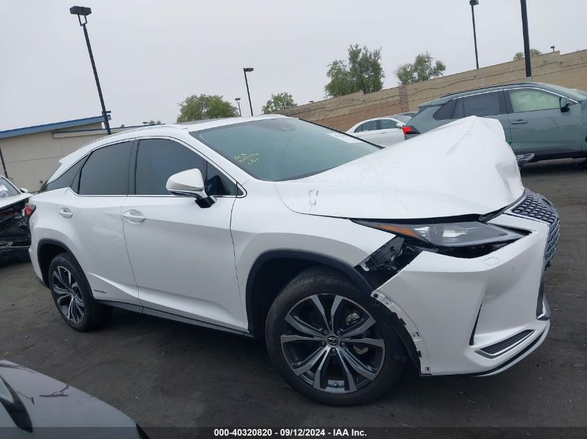 2022 Lexus Rx 450H VIN: 2T2HGMDA3NC076930 Lot: 40320820