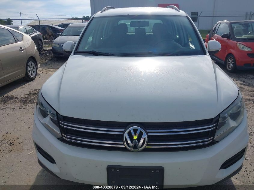 2015 Volkswagen Tiguan S VIN: WVGAV7AX1FW583691 Lot: 40320879