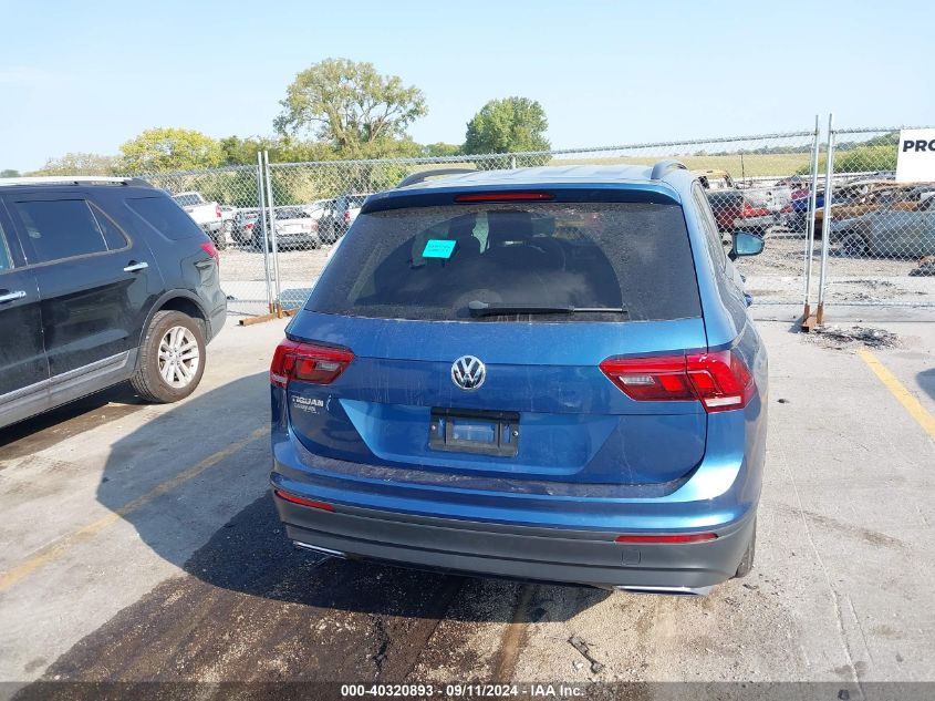 2019 Volkswagen Tiguan S VIN: 3VV0B7AX2KM017057 Lot: 40320893