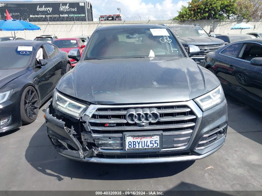 2018 Audi Sq5 3.0T Premium Plus VIN: WA1C4AFY3J2067857 Lot: 40320935