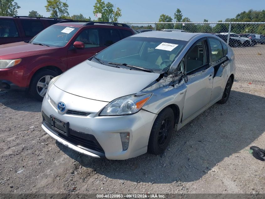 2013 Toyota Prius VIN: JTDKN3DU5D0346284 Lot: 40320963