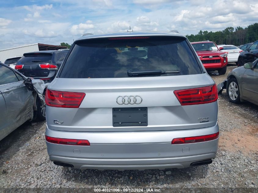 2018 Audi Q7 3.0T Premium VIN: WA1VABF78JD016146 Lot: 40321006