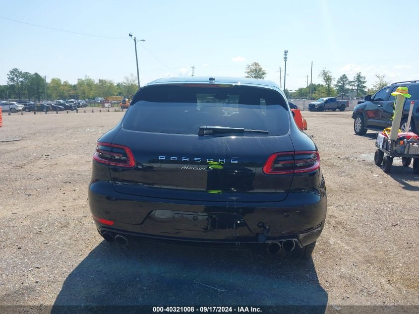 2017 Porsche Macan S VIN: WP1AB2A53HLB10988 Lot: 40321008