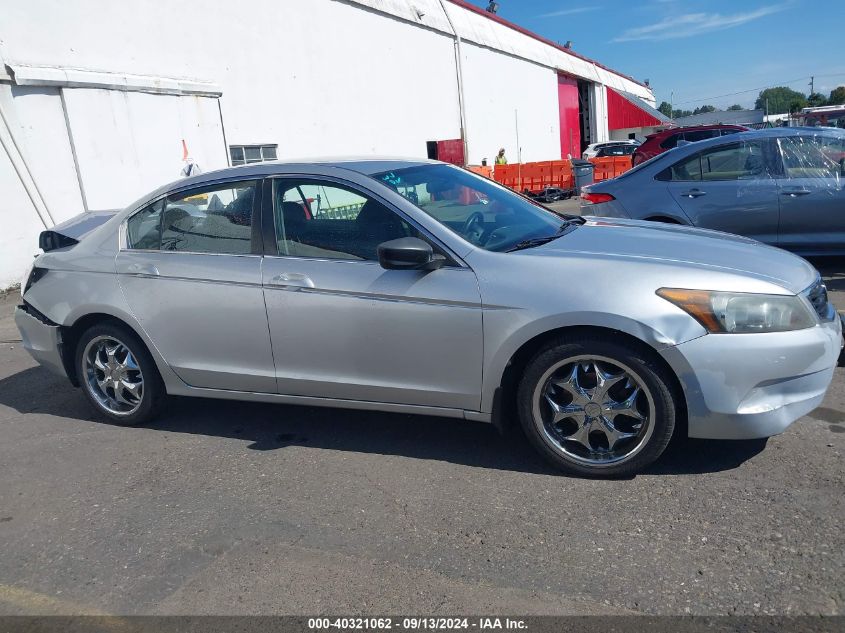 2009 Honda Accord 2.4 Lx VIN: 1HGCP263X9A072838 Lot: 40321062