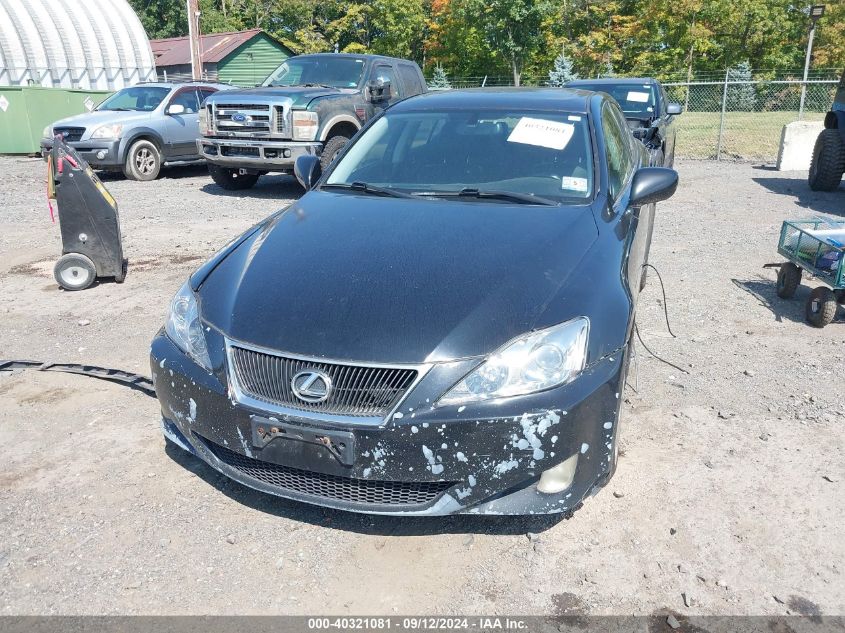 2007 Lexus Is 250 VIN: JTHBK262572040689 Lot: 40321081