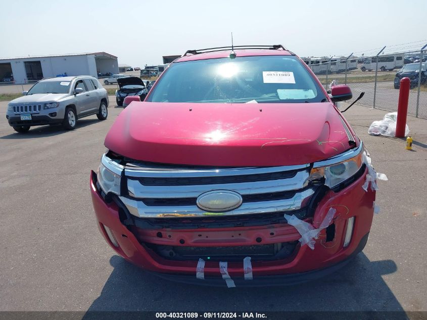 2012 Ford Edge Sel VIN: 2FMDK4JCXCBA81745 Lot: 40321089