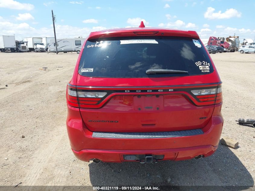 2017 Dodge Durango Gt Rwd VIN: 1C4RDHDG6HC680904 Lot: 40321119