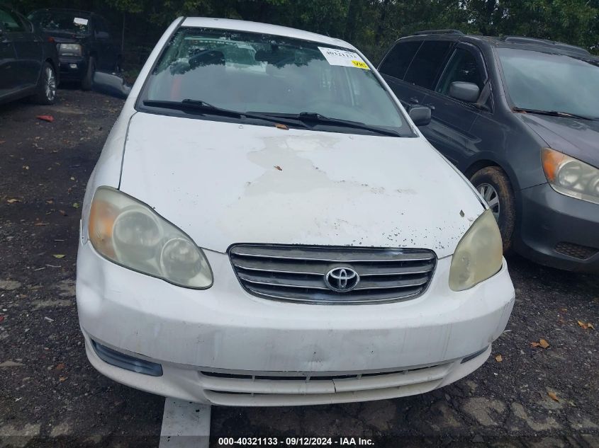 2003 Toyota Corolla Ce VIN: 1NXBR32EX3Z172716 Lot: 40321133