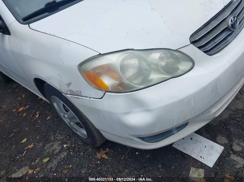 2003 Toyota Corolla Ce VIN: 1NXBR32EX3Z172716 Lot: 40321133