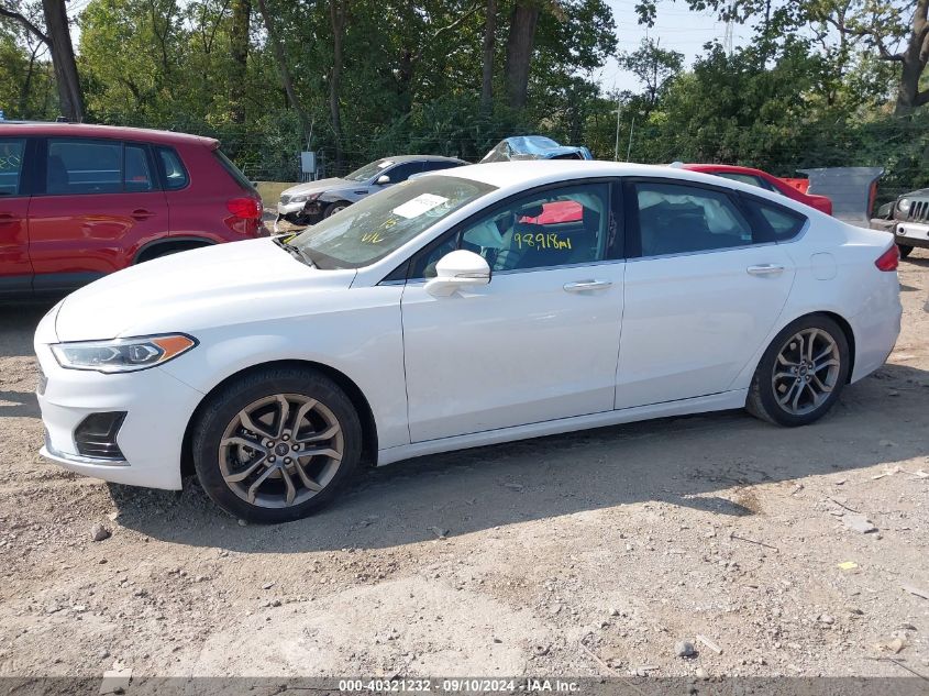 2020 Ford Fusion Sel VIN: 3FA6P0CD9LR195787 Lot: 40321232