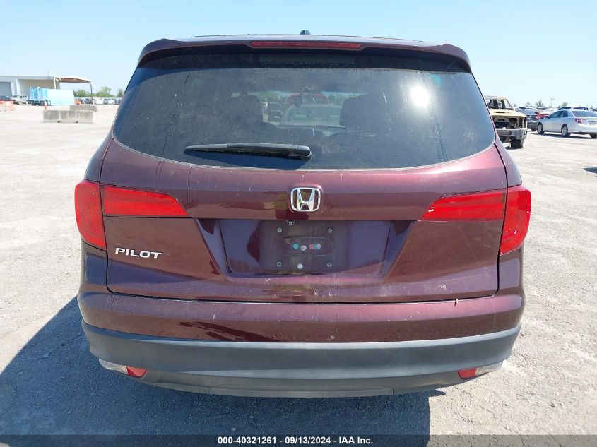 5FNYF5H59GB003859 2016 Honda Pilot Exl