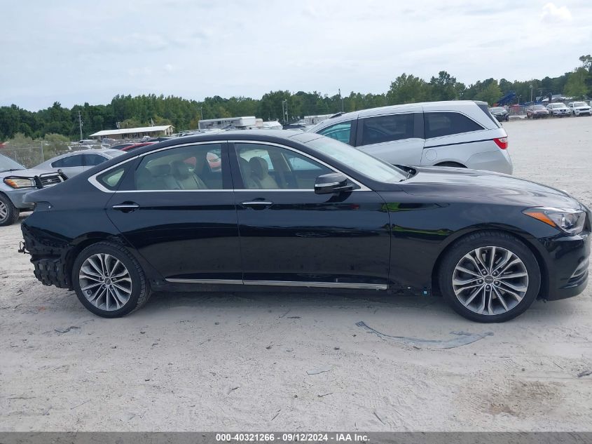 2017 Genesis G80 3.8 VIN: KMHGN4JE3HU176378 Lot: 40321266