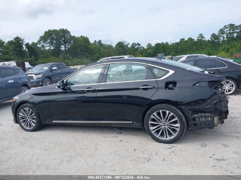 2017 Genesis G80 3.8 VIN: KMHGN4JE3HU176378 Lot: 40321266