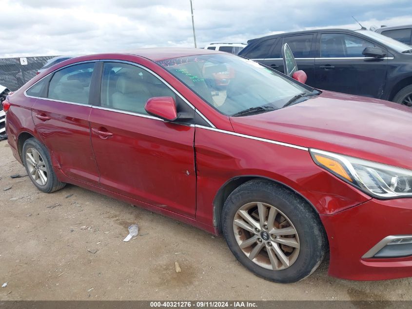 2015 Hyundai Sonata Se VIN: 5NPE24AF8FH100403 Lot: 40321276