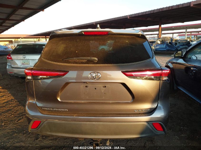 2021 Toyota Highlander Xle VIN: 5TDHZRBH4MS158067 Lot: 40321296