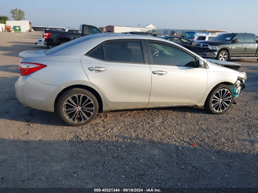 2015 Toyota Corolla S Plus VIN: 5YFBURHE5FP328580 Lot: 40321344