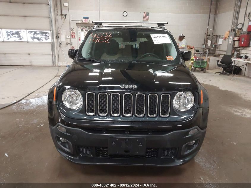 2017 Jeep Renegade Latitude 4X4 VIN: ZACCJBBH5HPG01693 Lot: 40321402