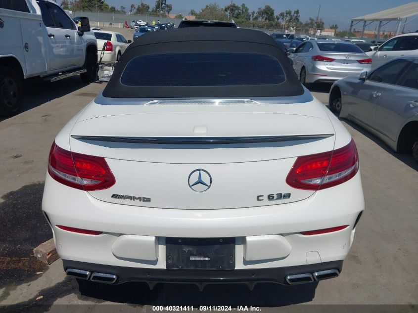 2017 Mercedes-Benz Amg C 63 63 Amg-S VIN: WDDWK8HB8HF481672 Lot: 40321411