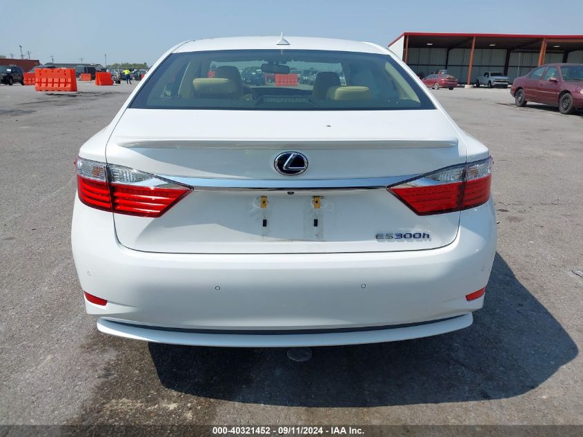 2014 Lexus Es 300H VIN: JTHBW1GG9E2046307 Lot: 40321452