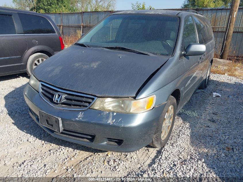 2002 Honda Odyssey Ex VIN: 2HKRL18662H504295 Lot: 40321461