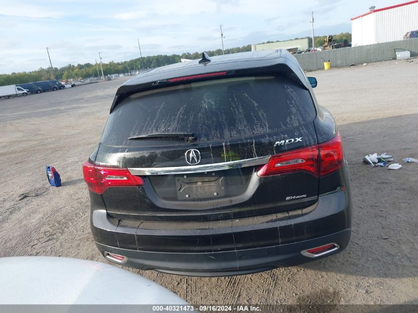 2016 Acura Mdx Technology VIN: 5FRYD4H49GB026516 Lot: 40321473