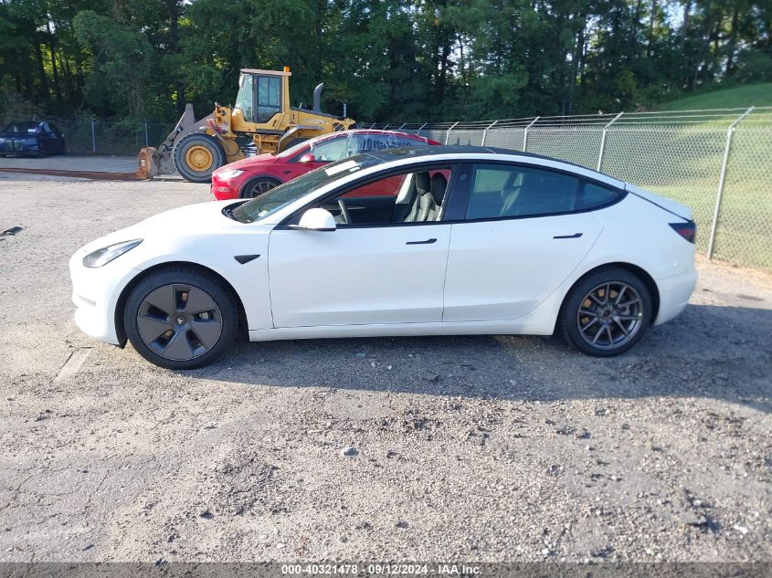 2021 Tesla Model 3 VIN: 5YJ3E1EB0MF019623 Lot: 40321478