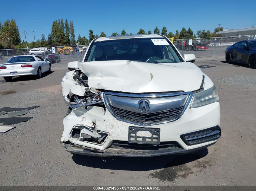 2015 Acura Mdx Technology Package VIN: 5FRYD3H48FB008498 Lot: 40321495