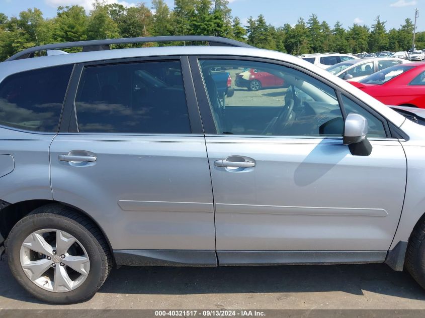 2016 Subaru Forester 2.5I Limited VIN: JF2SJAKC6GH429093 Lot: 40321517