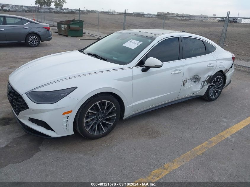 2020 Hyundai Sonata Limited VIN: 5NPEH4J21LH024322 Lot: 40321578