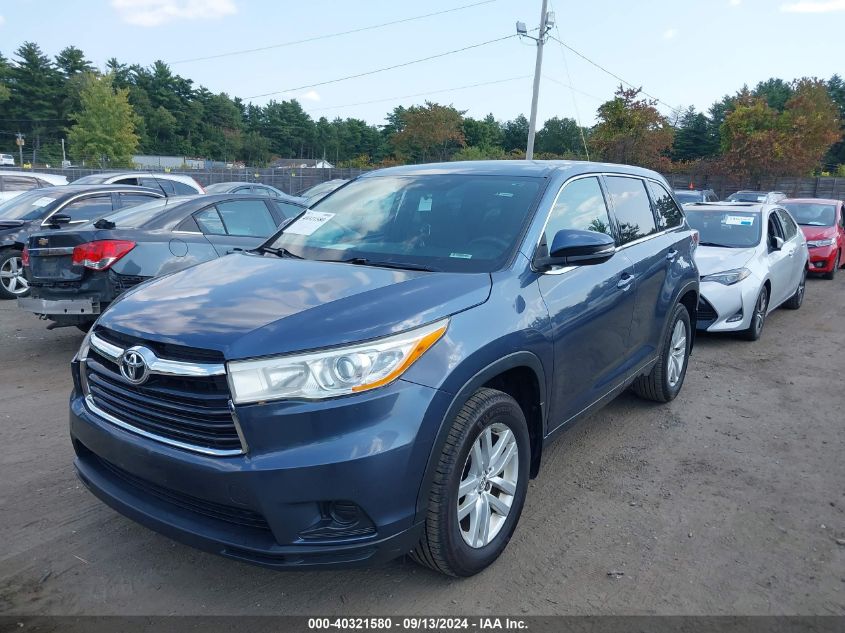 5TDBKRFH0FS088980 2015 TOYOTA HIGHLANDER - Image 2